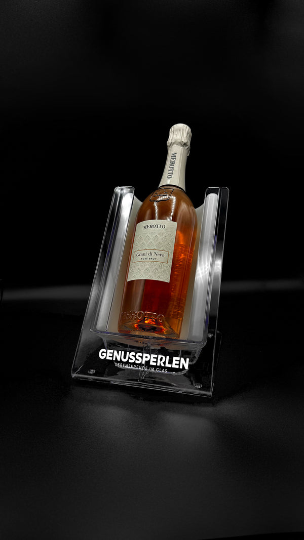 Design Flaschenkühler transparent
