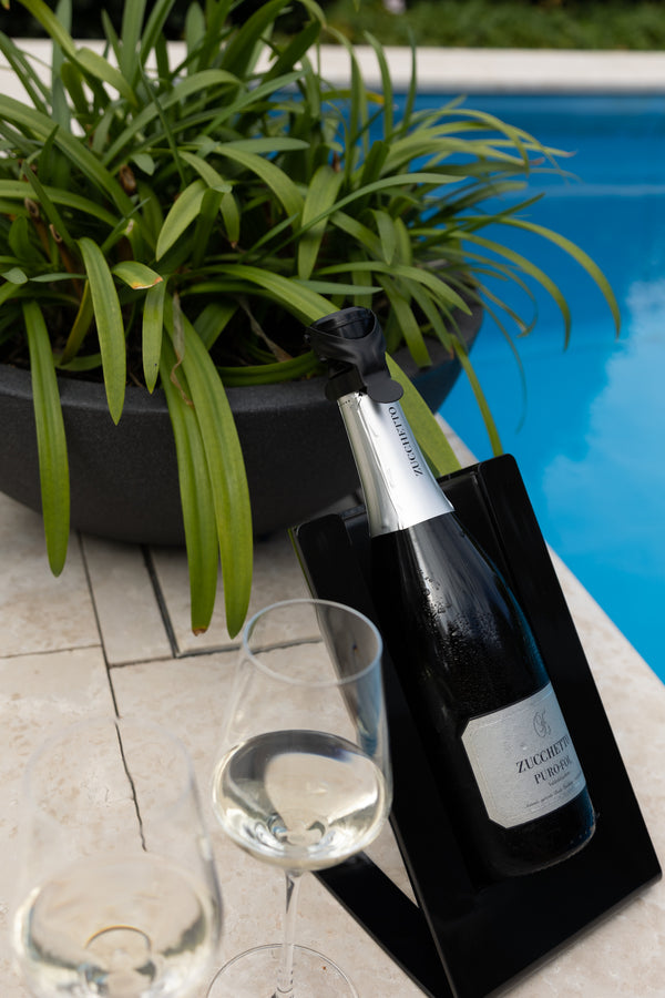 Design Flaschenkühler schwarz