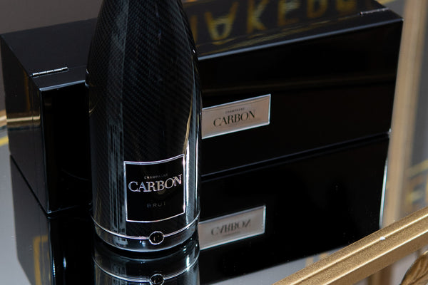 Klavierlack Geschenkebox für Champagne Carbon